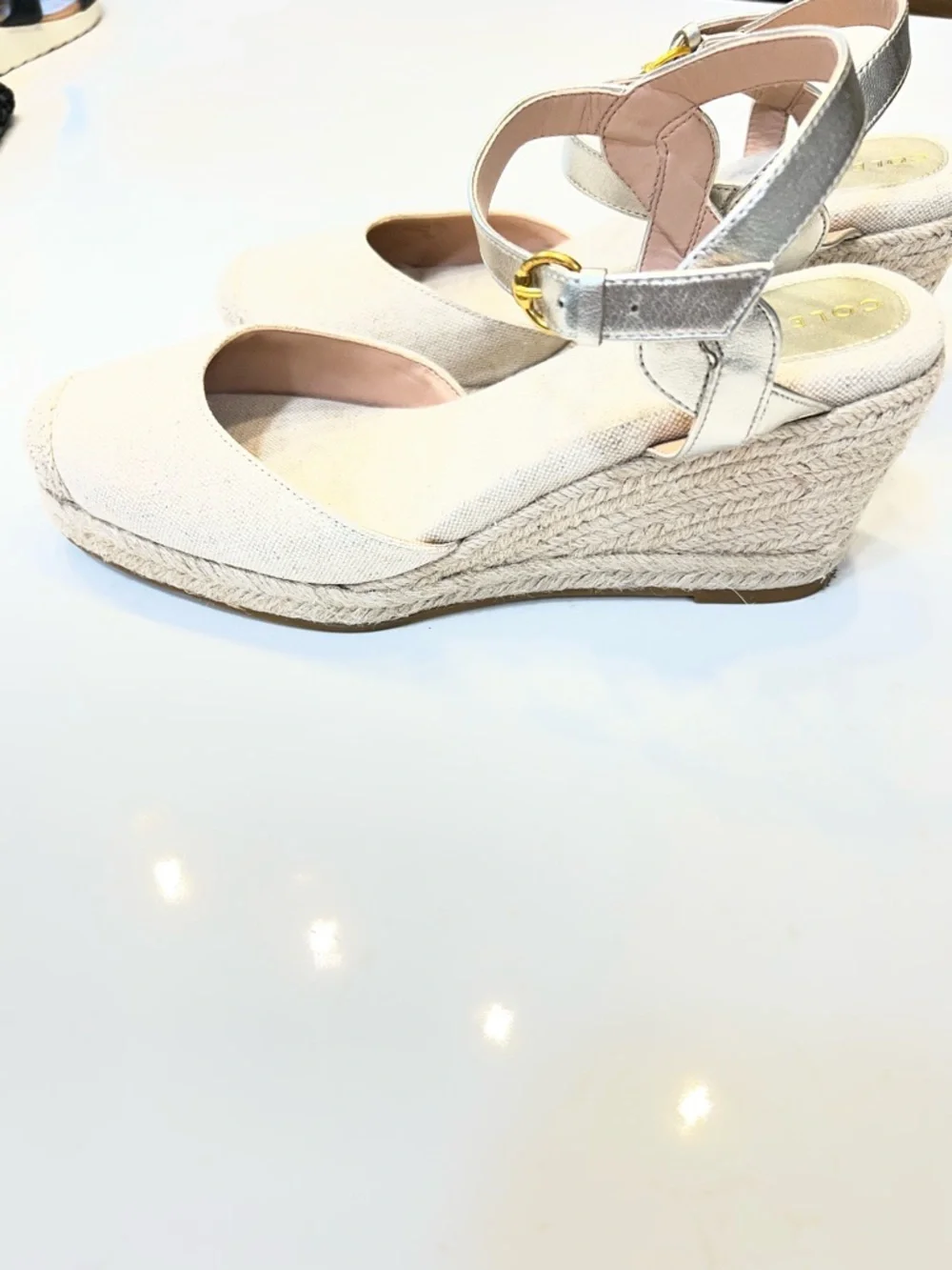 Cole Haan Women's Cloudfeel Espadrille Wedge sandals Size 10M